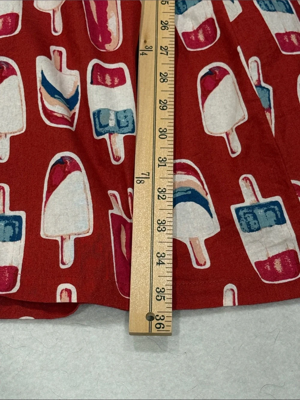 Modcloth Red Popsicle Print Sleeveless Dress - Picture 6 of 7
